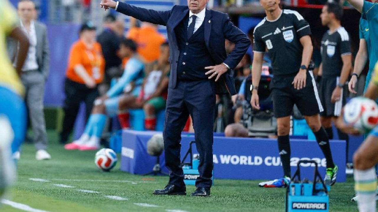 Ancelotti analisa empate do Brasil com Marrocos