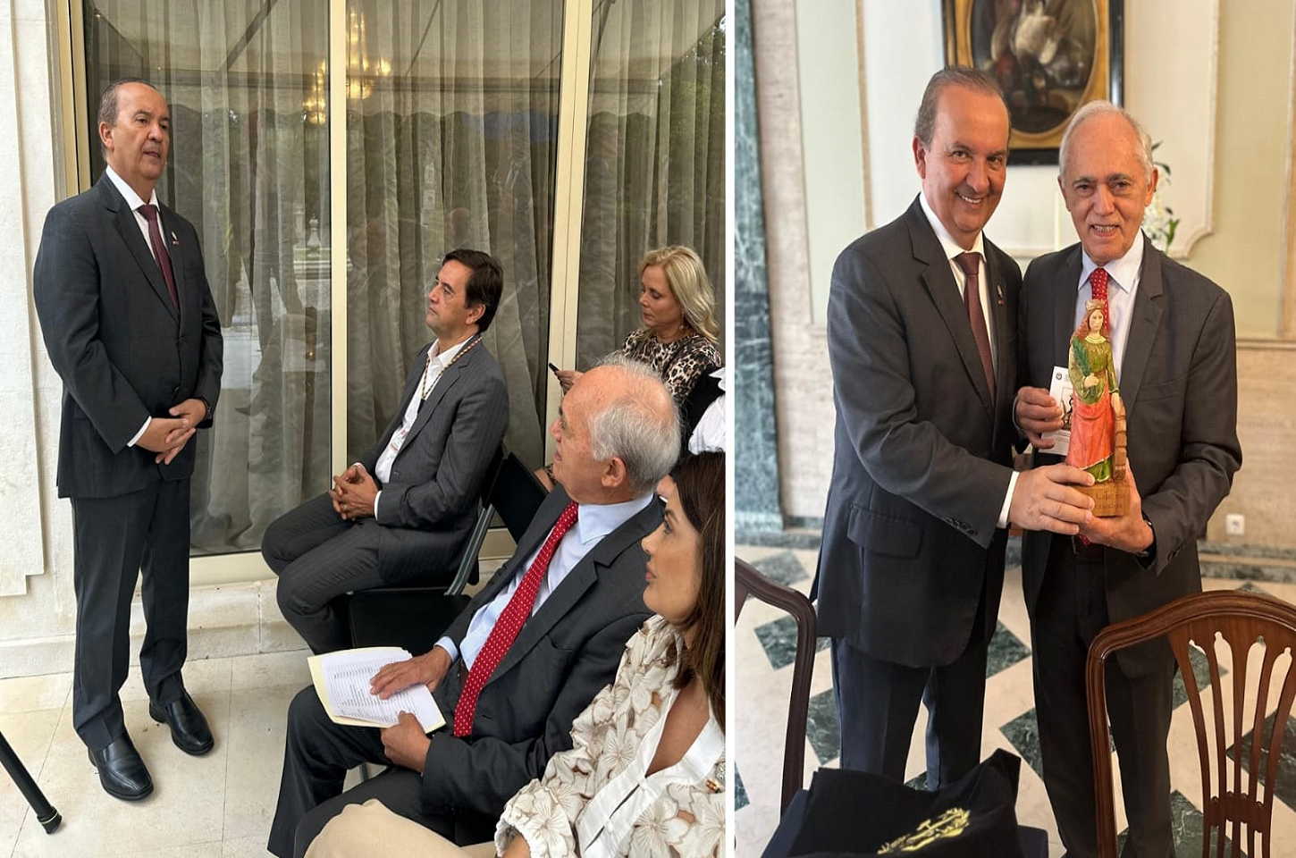 Governador Jorginho Mello tem primeira reunião de trabalho em Portugal para buscar parcerias.