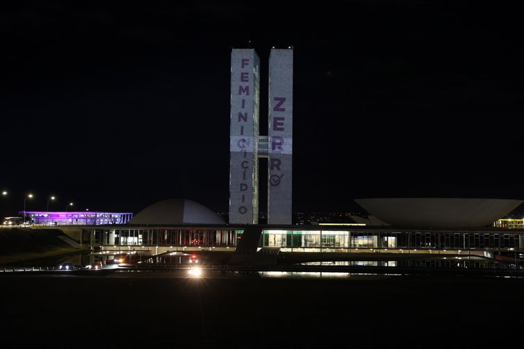 Congresso Nacional tem projeções da campanha pelo Feminicídio Zero