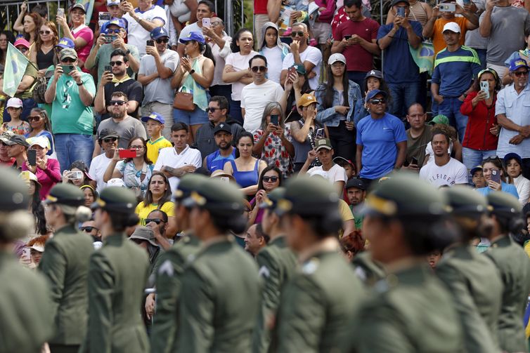 Público destaca caráter plural do desfile de 7 de Setembro em Brasília