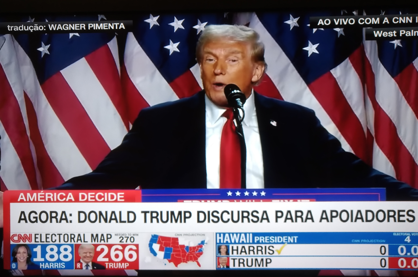 Trump eleito Promete Reconstruir a América com Indústria Forte e Segurança nas Fronteiras