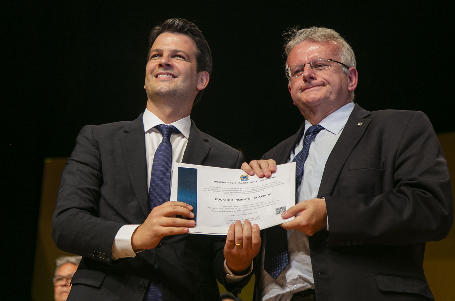 Pimentel é diplomado prefeito de Curitiba pela Justiça Eleitoral