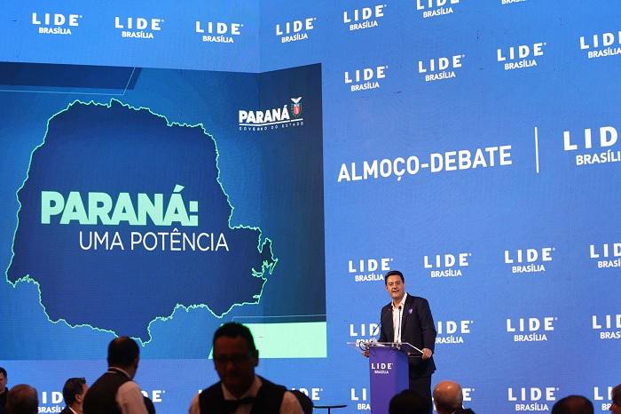 Em Brasília, Ratinho Junior apresenta potenciais do Paraná a líderes empresariais