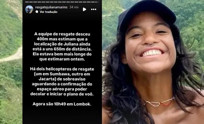 Brasileira Juliana Marins morre após quatro dias desaparecida em penhasco na Indonésia