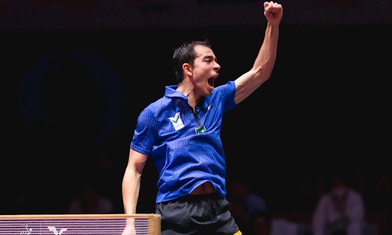 Hugo Calderano é campeão do WTT Contender Buenos Aires