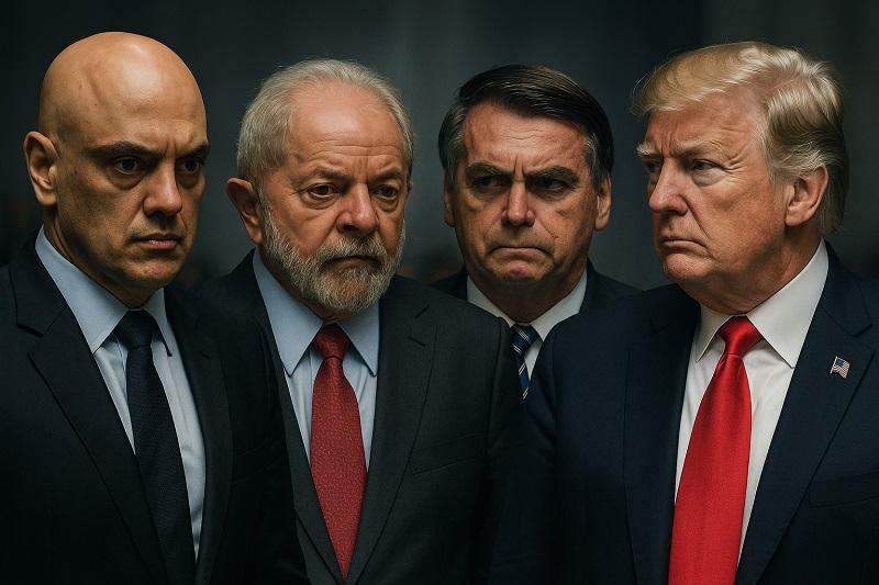 The Washington Post destaca Alexandre de Moraes. 