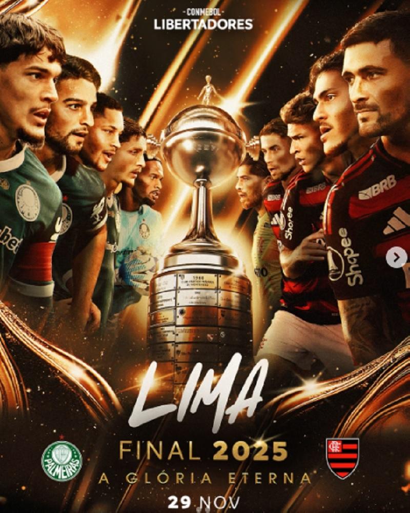 Flamengo e Palmeiras disputam a final da Libertadores