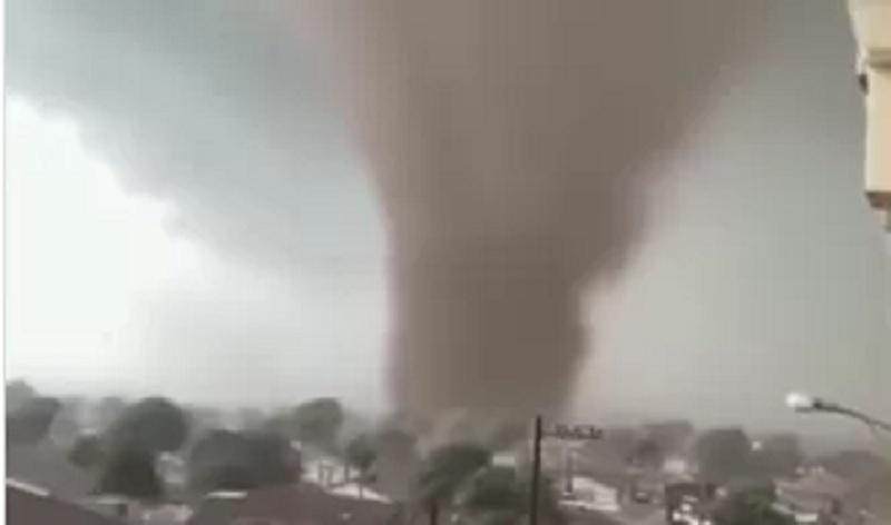 Município de Rio Bonito do Iguaçu foi atingido por um tornado.