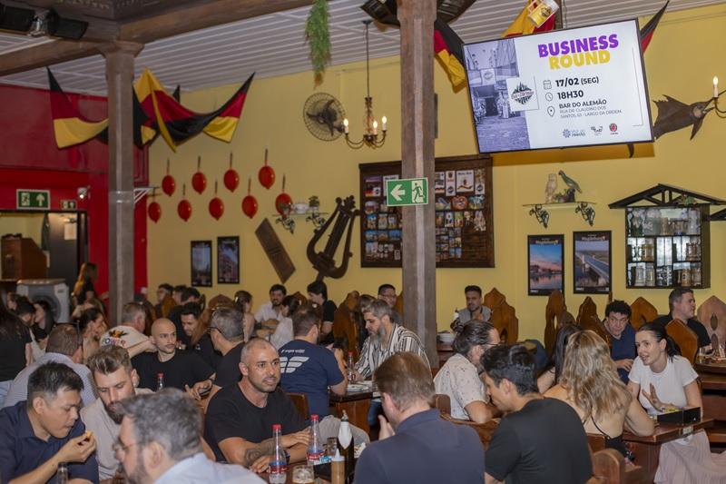 Business Round 2026 começa no Bar do Alemão e reúne empresários