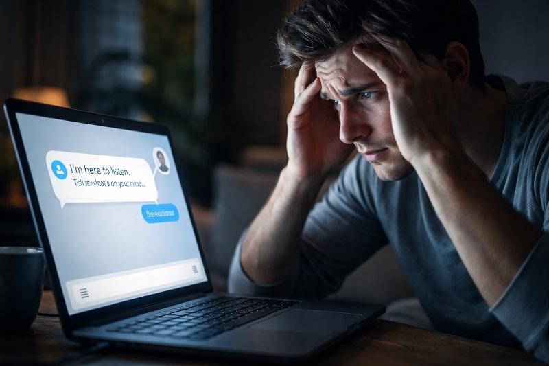 Uso de inteligência artificial acende alerta sobre riscos à saúde mental