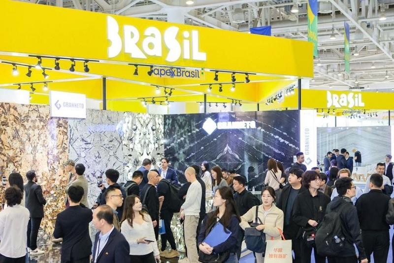 Empresas brasileiras presentes na maior feira de rochas naturais da China