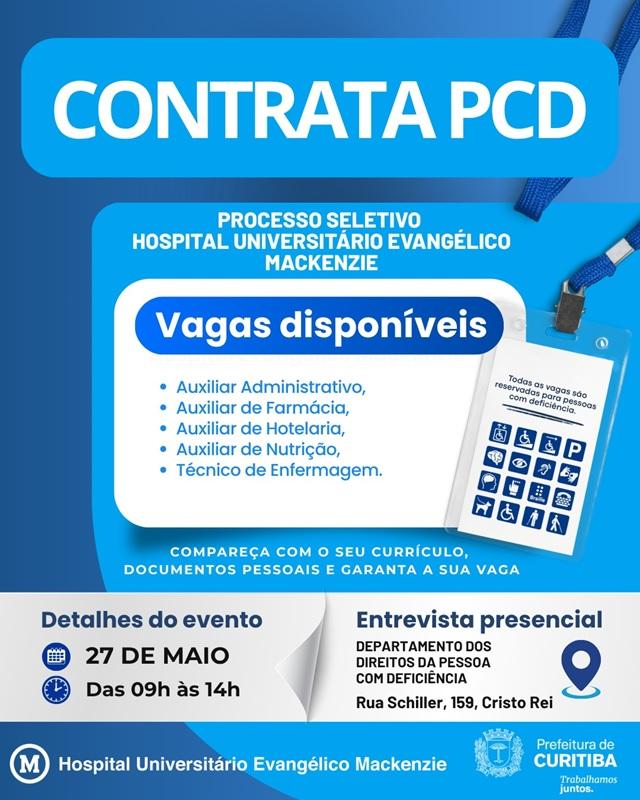 Evangélico Mackenzie busca colaboradores entre pessoas com deficiência