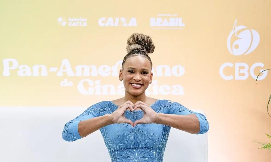 Rebeca Andrade é ouro no Pan de ginástica artística