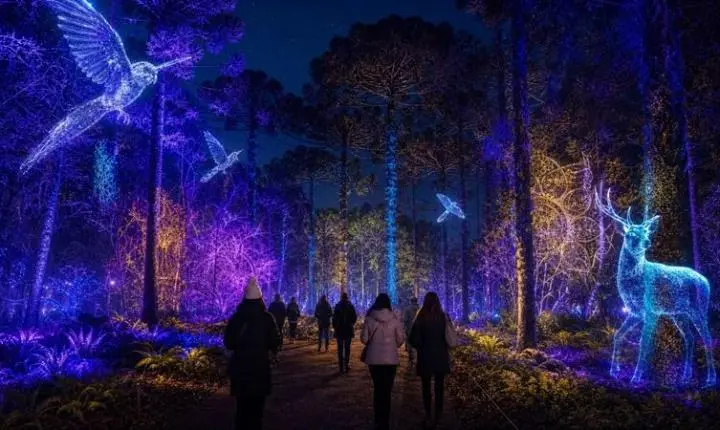 Prefeitura transforma o Passeio Público na casa do Inverno Encantado de Curitiba